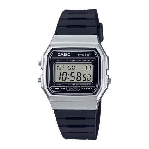 Casio F-91WM-7A Metallic Silver