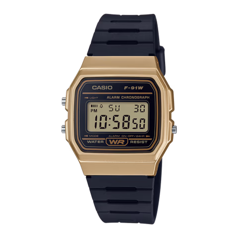 Casio F-91WM-9A Metallic Gold