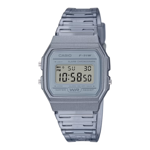 Casio F-91WS-8 Translucent Grey